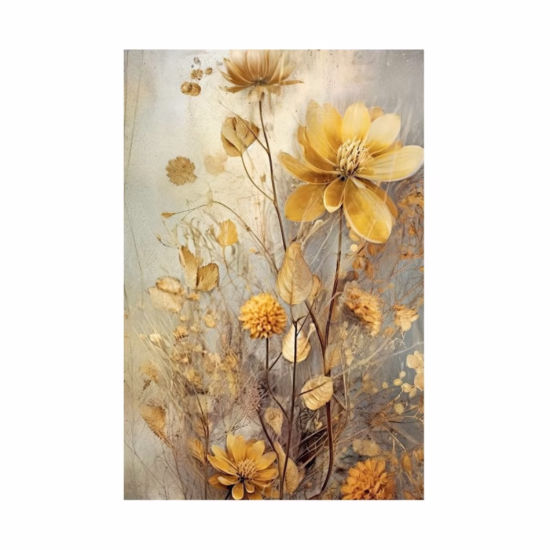 Tablou Cu Flori Galbene, Aurora Florală