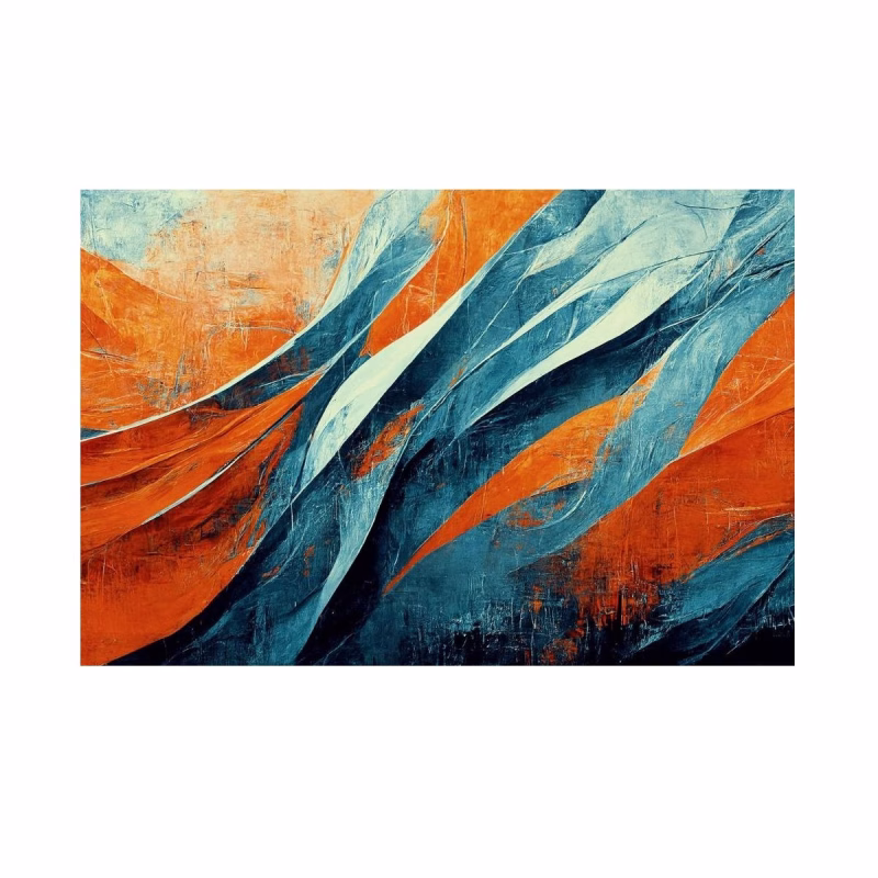 Tablou Abstract Modern, Oceane Ascunse
