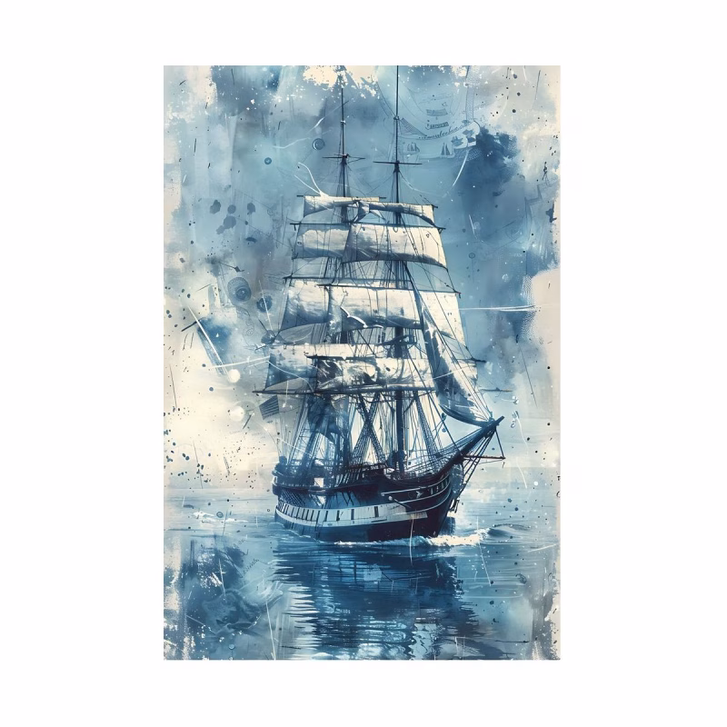 Tablou Peisaj Marin, Haven Albastru