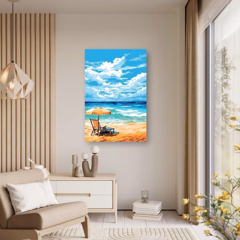 Tablou Peisaj Marin, Paradisul Îndepărtat - imagine 4