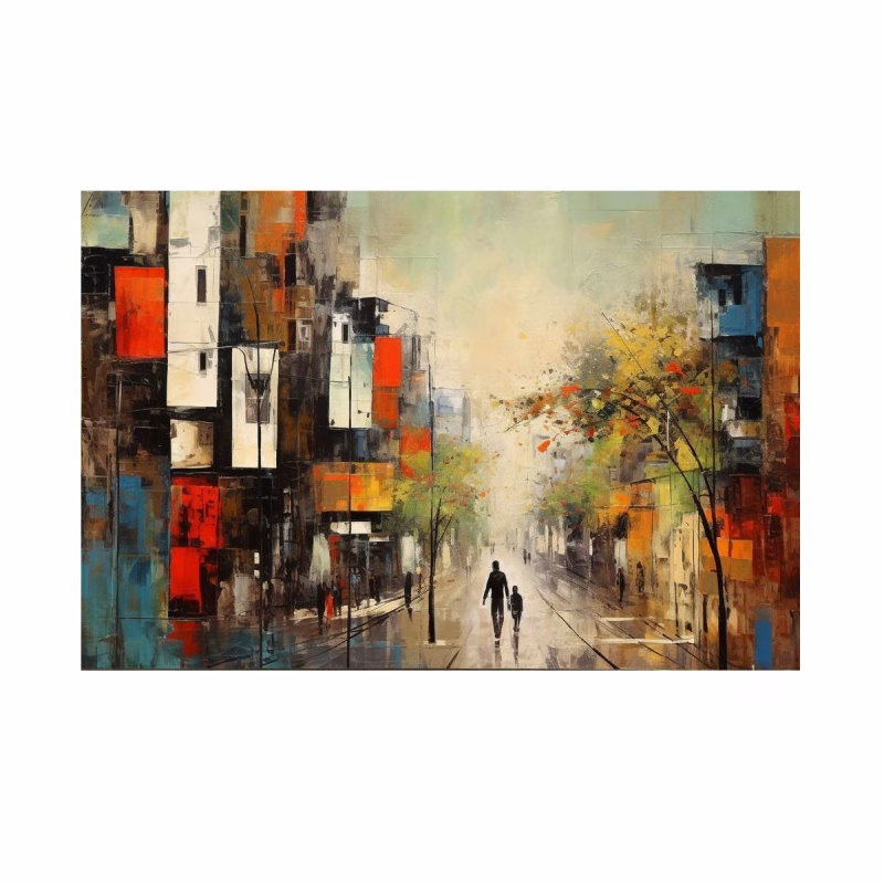 Tablou Oraș Abstract, Abstract Urban