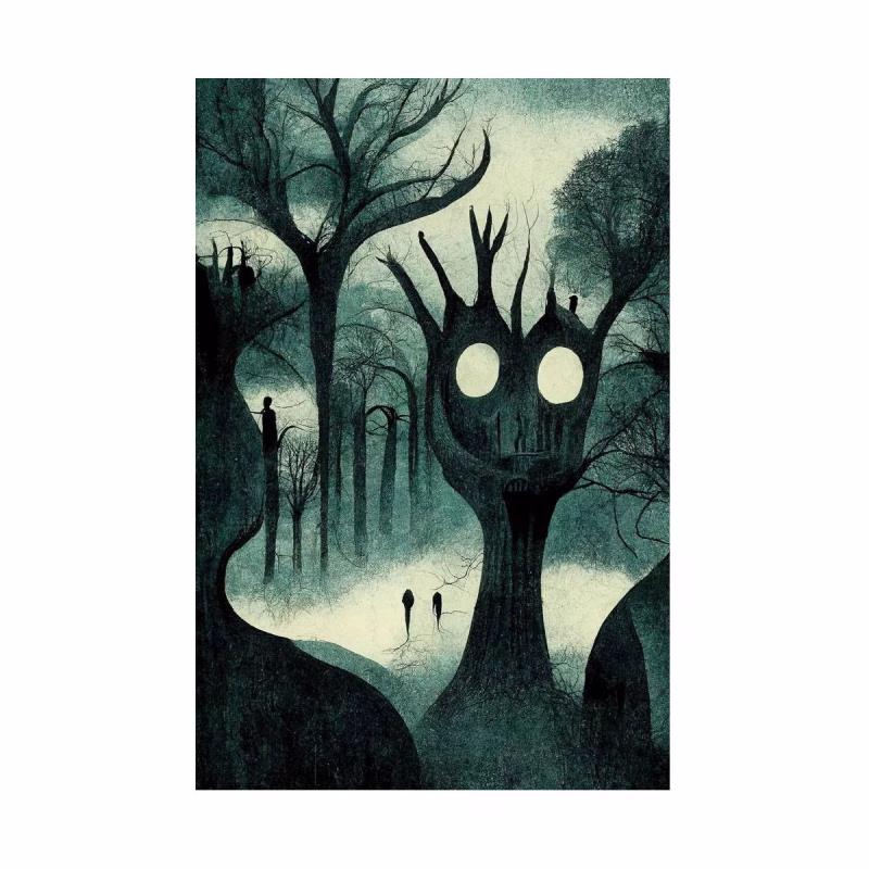 Tablou Fantezie, Noapte în Pădure