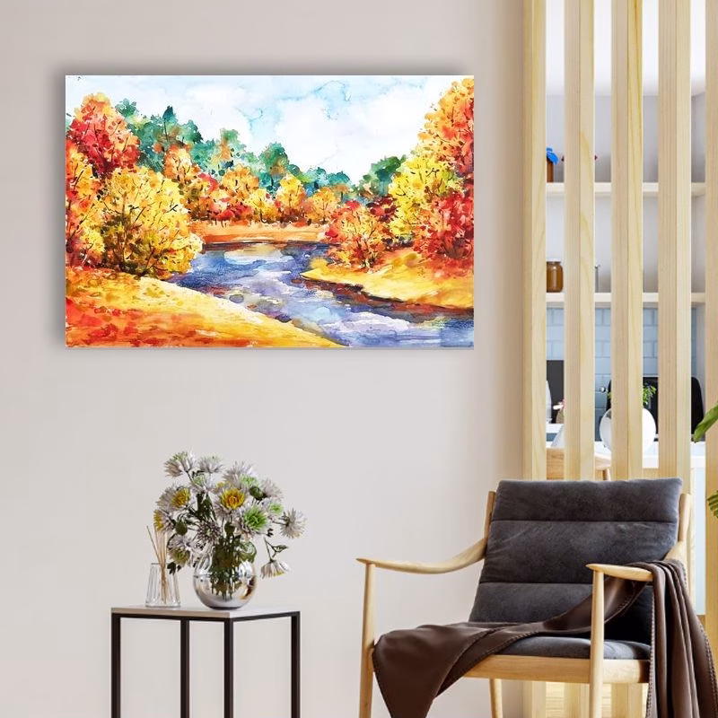 Tablou Peisaj Toamnă, Toamna în Parc - imagine 3