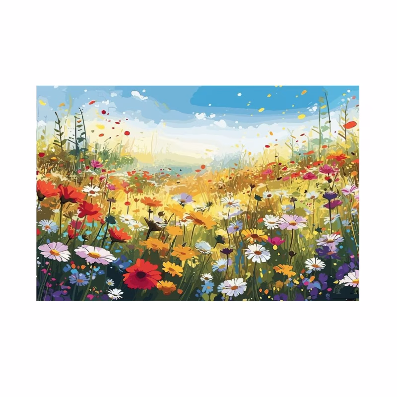 Tablou Floral, Grădina înflorită